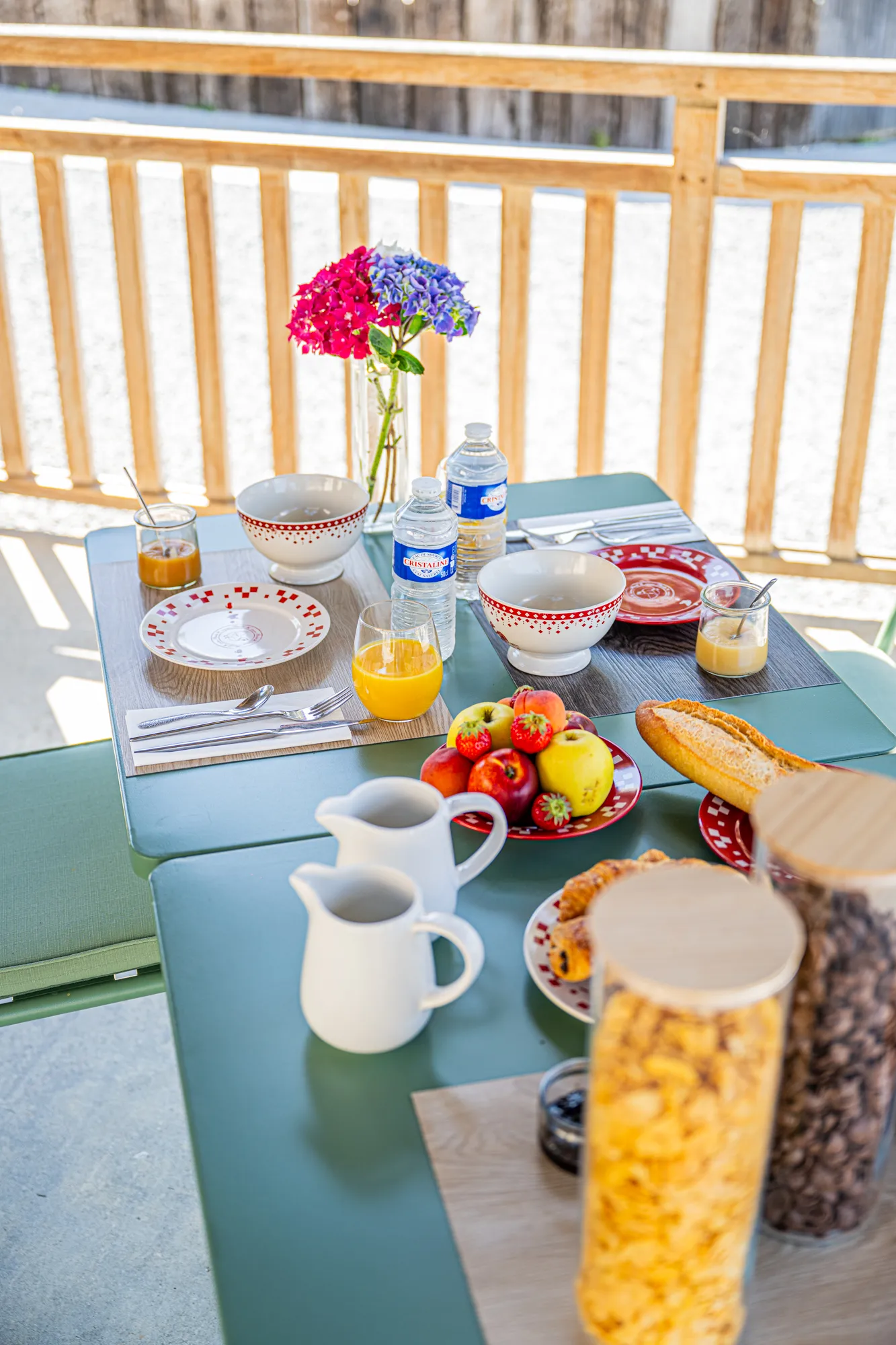 Gite de la cour, petit déjeuner