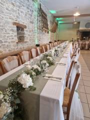 Déco champêtre tables rectangulaires (10)